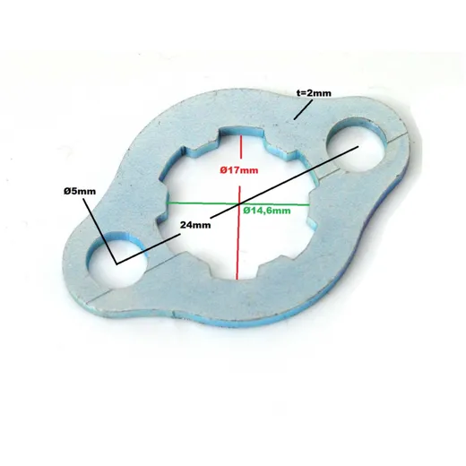 Locking plate chain sprocket M4 for Derbi Senda-R, Aprilia S_1