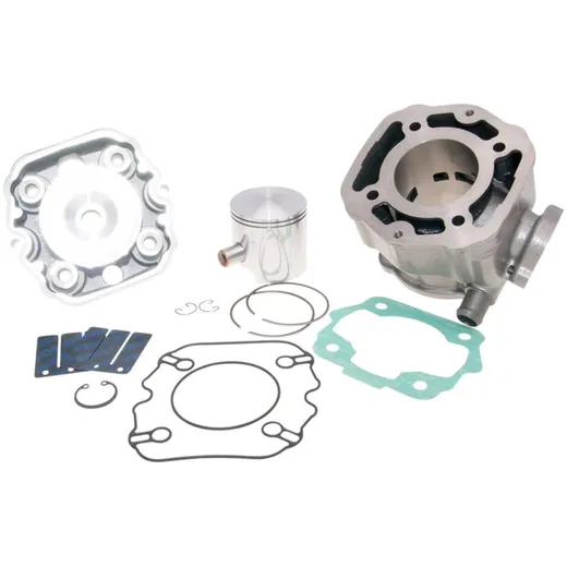 Zylindersatz Zylinderkit Polini Grauguss Sport 80ccm für Derbi Senda GPR, Gilera GSM SMT RCR Zulu EBE/EBS 109.0013