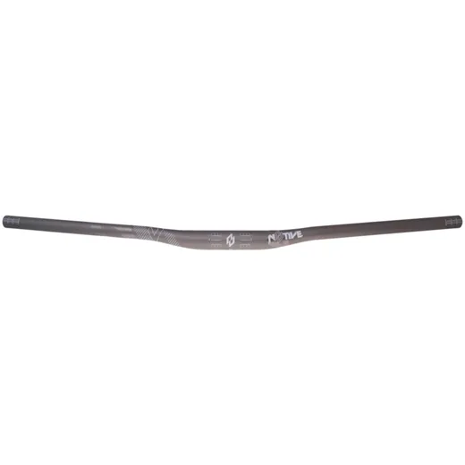 n8tive handlebar AL7075 780x31.8, 10mm rise, 5° up-, 7° backsweep - grey 150009GR