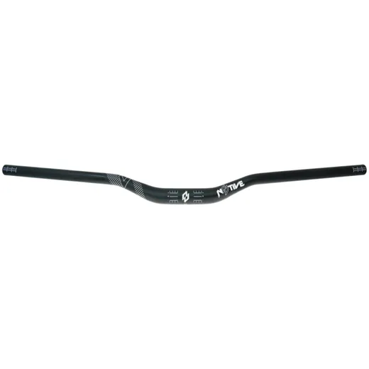 n8tive handlebar AL7075 740x31.8, 30mm rise, 5° up-, 7° backsweep - black 150024BK