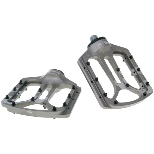n8tive flat pedal NOAX V.1 cold forged - grey 150033GR n8tive flat pedal NOAX V.1 cold forged - grey 150033GR