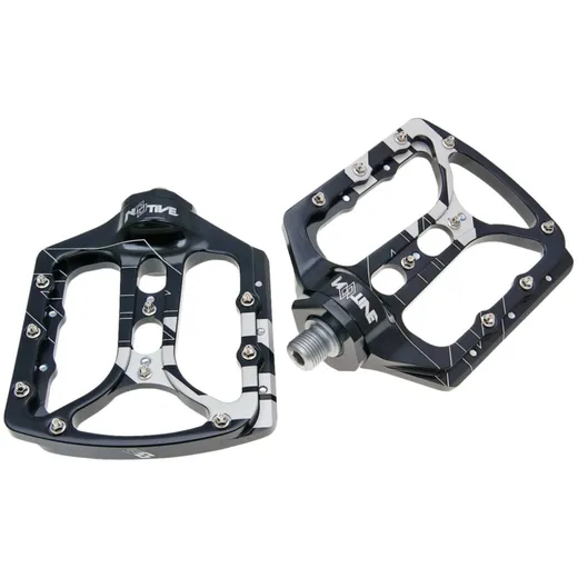 n8tive flat pedal NOAX V.2 AM forged - black 160033BK_3