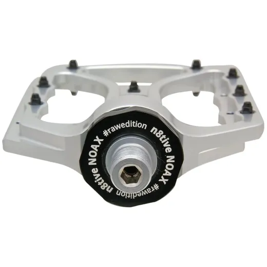 n8tive Flat Pedal NOAX V.2 AM forged - silber (RawEdition) 1_2