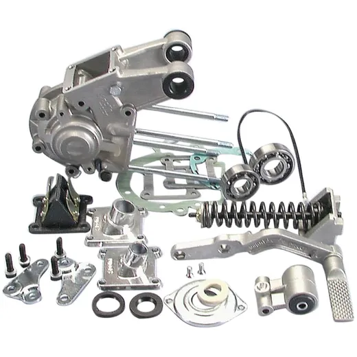 engine crankcase complete Polini spring supportet for Peugeot 103, 104, 105, GL10 170.0050