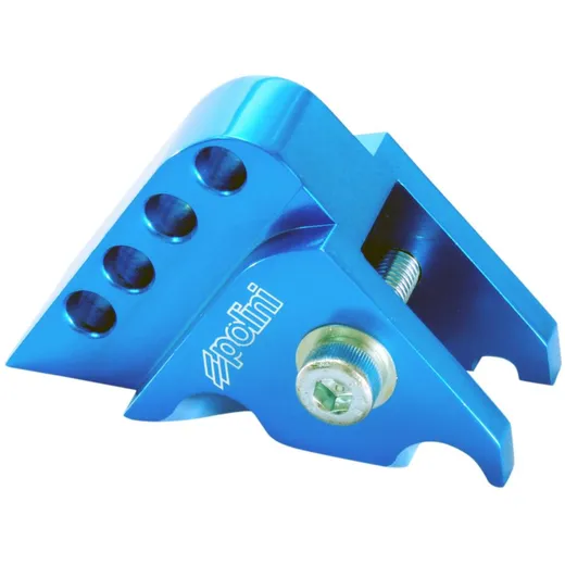 riser kit Polini CNC 4-hole blue for Minarelli horizontal 173.0023