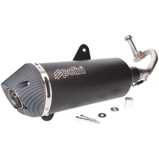 Schalldämpfer Auspuff Polini für Vespa GTS 125 Euro 4 190.0076 Schalldämpfer Auspuff Polini für Vespa GTS 125 Euro 4 190.0076