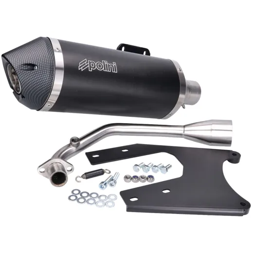exhaust Polini Slip-On for Vespa Primavera 125 iGet Euro5, Sprint 125 iGet Euro5 190.0078 exhaust Polini Slip-On for Vespa Primavera 125 iGet Euro5, Sprint 125 iGet Euro5 190.0078