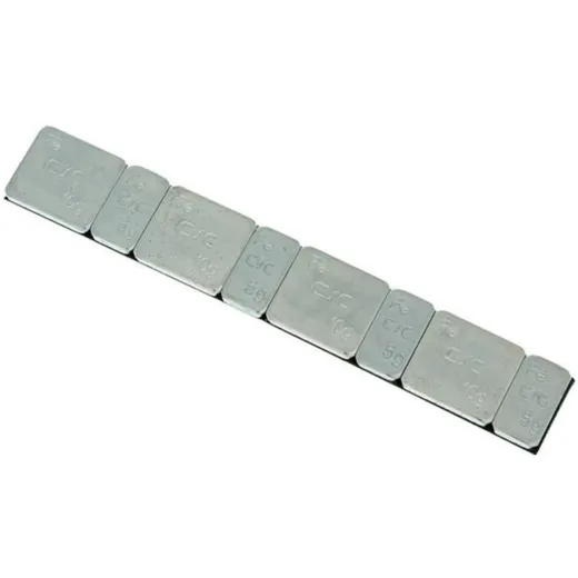 Auswuchtgewichte Klebestreifen silber flach 60g 19818 Auswuchtgewichte Klebestreifen silber flach 60g 19818