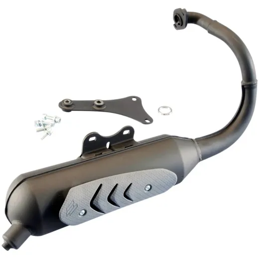 exhaust Polini for Peugeot vertical for attachment to the crankcase (S1A) 200.0316 exhaust Polini for Peugeot vertical for attachment to the crankcase (S1A) 200.0316