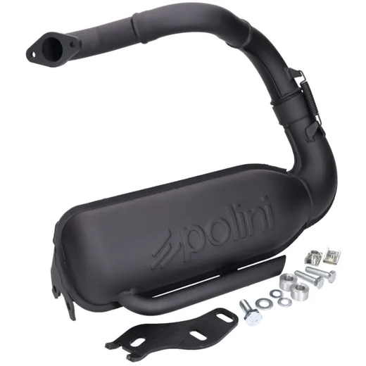 exhaust Polini racing (left) for Vespa 50, PK, Special, N, L, R, S, Elestart, Lusso Smallframe 200.2032