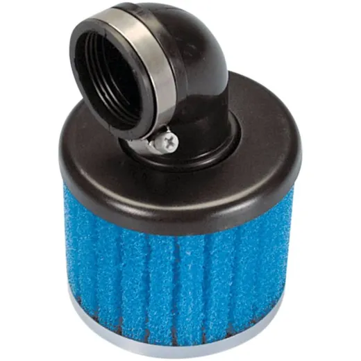 air filter Polini D.34 Special long air box 34mm 90° blue 203.0054