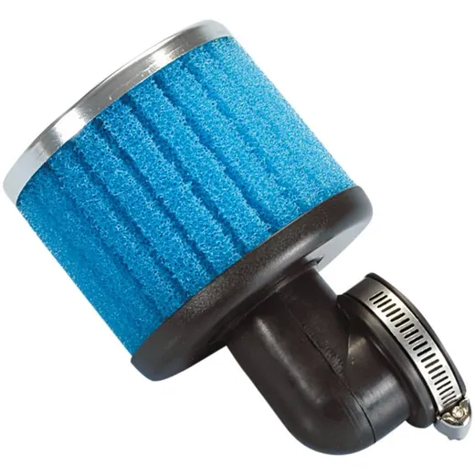 air filter Polini D.38 Special long air box 38mm 90° blue 203.0056