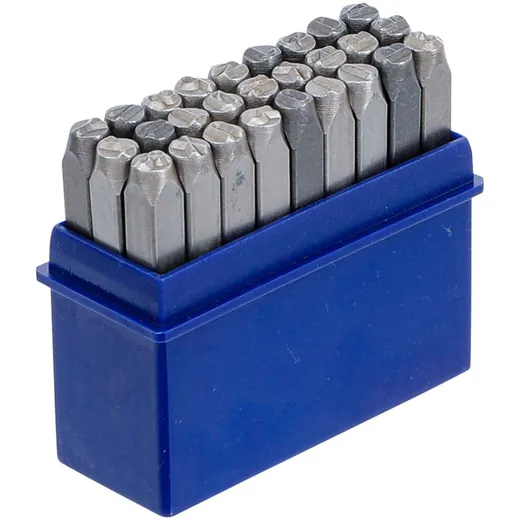 Impact letter set 5mm DIN1451 27-piece 55037_2