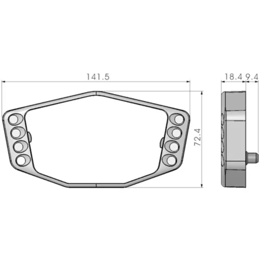 Signalleuchtenkit Koso für DB-02 und DB-02R Multifunktions-T_2