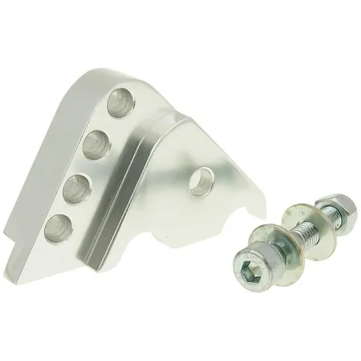 shock extender CNC 4-hole silver for Minarelli vertical 21342