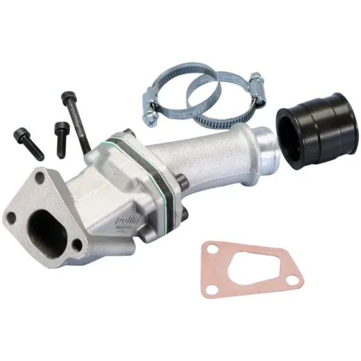 intake manifold Polini reed block 24/28.5mm for Vespa 50 HP, FL2, PK, XL, 125 ETS, PK, XL w/ CP carburetor 215.0233