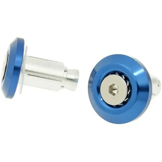 Lenkergewichte Lenkerende Vibrationsdämpfer Mini CNC - blau 21618
