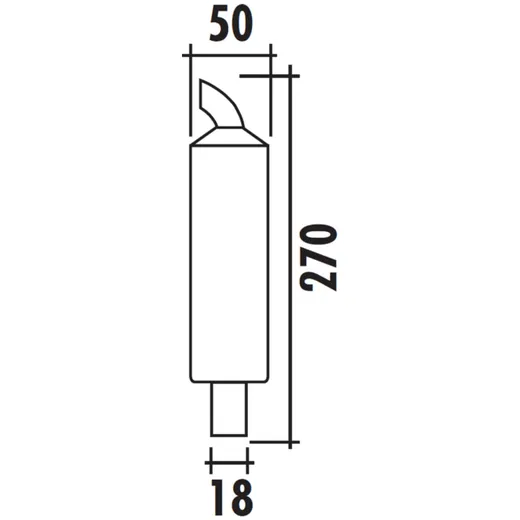 muffler Polini aluminum, 18mm intake 218.0015/18_2