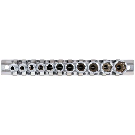 Steckschlüssel Satz lang 11-teilig metrisch 1/4 Zoll 4-13mm _2