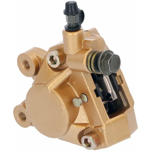 one piston brake caliper, front incl. pads for Yamaha Aerox, Neos, MBK Nitro, Booster, Ovetto, Gilera Runner, Stalker, Ice, Piag