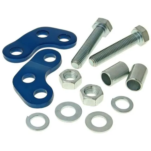 shock absorber adapter / shock absorber height adjustment blue color for Derbi Senda (00-), Aprilia RX, SX, Gilera RCR, SMT 2833