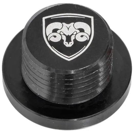 Oil filler plug 66Heroes M14x1.25 aluminum black for Morini _1