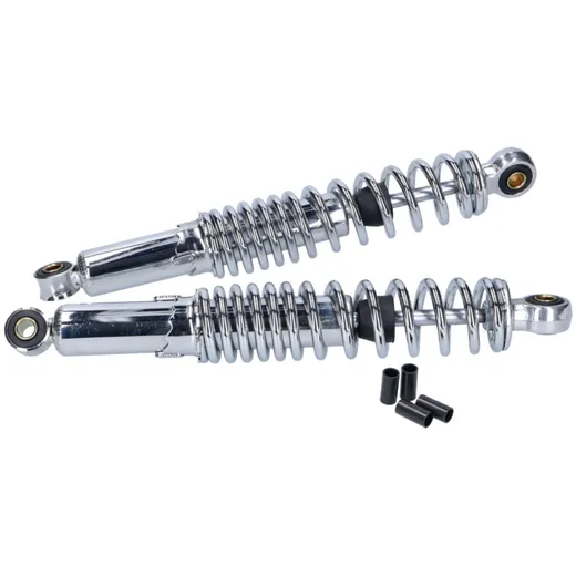 Federbein Stoßdämpfer Satz hinten 320mm Chrom 28747 Federbein Stoßdämpfer Satz hinten 320mm Chrom 28747