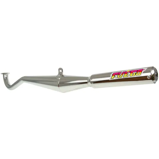 Schalldämpfer Auspuff Tecno Boss Chrom für Puch Maxi 29656