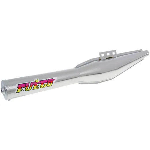 Schalldämpfer Auspuff Chrom für Puch Maxi N Offroad / Cross 29659