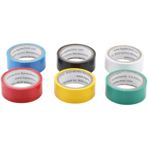 Isolierband Set PVC 6-teilig verschiedene Farben 54997_2