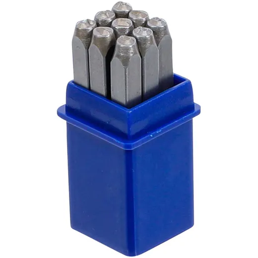 Schlagzahlen Satz 3mm DIN1451 9-teilig 55043_2