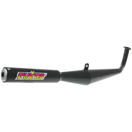Schalldämpfer Auspuff Fuego Boss schwarz für Tomos 32556