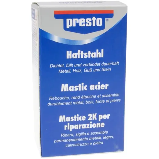 Haftstahl / Flüssigmetall Presto 2K 125g 33609 Haftstahl / Flüssigmetall Presto 2K 125g 33609