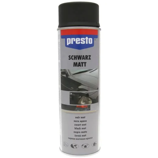 Rallye-Spray Presto schwarz matt 500ml 33623