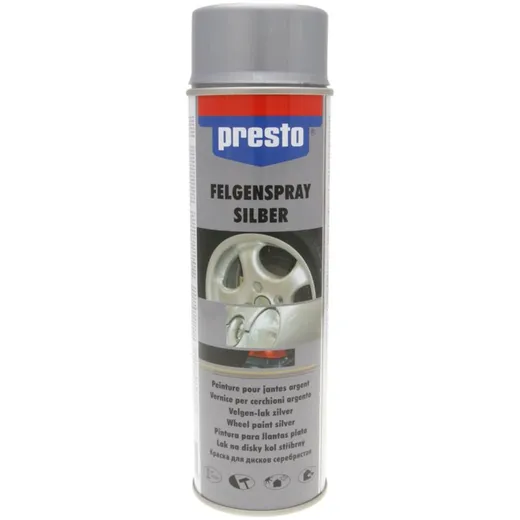 Rad Felgenspray Presto silber 500ml 33625 Rad Felgenspray Presto silber 500ml 33625
