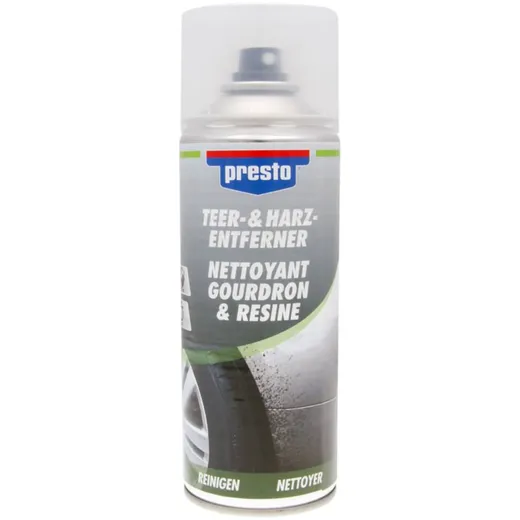 Teer- & Harz-Entferner Spray Presto 400ml 33641 Teer- & Harz-Entferner Spray Presto 400ml 33641
