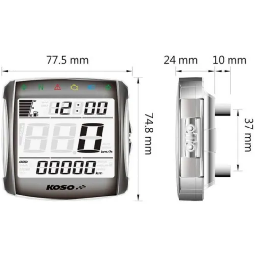 multifunctional speedometer Koso XR-S 01 Cockpit 33945_2