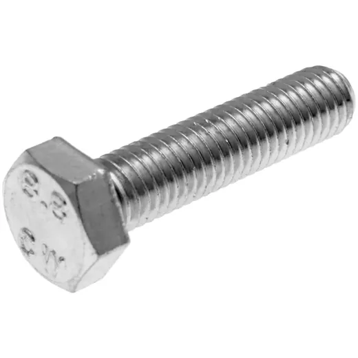 Bolzen Schrauben 6-kant DIN933 M8x35 Vollgewinde verzinkt (25 Stück) 34286