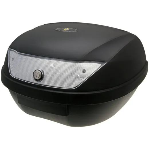 Top Case maxi trunk black - lock with 2 keys, clear lens - 51L capacity 34460
