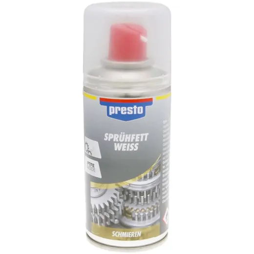 Sprühfett Presto weiß 150ml 34729-150 Sprühfett Presto weiß 150ml 34729-150