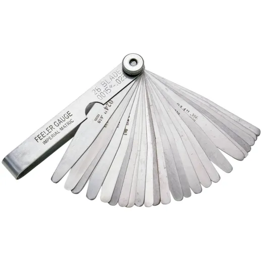 Fühlerlehre 26-teilig 0,051-0,635mm 35520 Fühlerlehre 26-teilig 0,051-0,635mm 35520