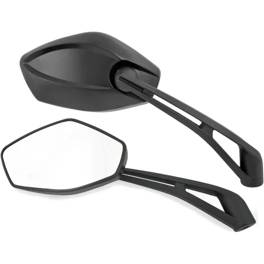 Rückspiegel Spiegel Set ODF M8 / M10 schwarz mit E-Prüfzeichen 35867