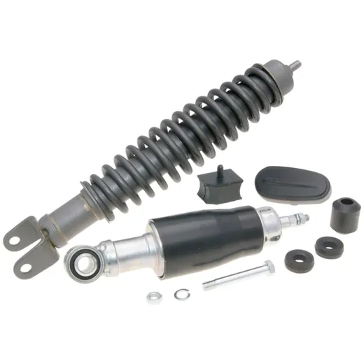 shock absorber kit front & rear phosphatized black for Vespa Primavera, ET3 125, Vespa 50, PK50 36690