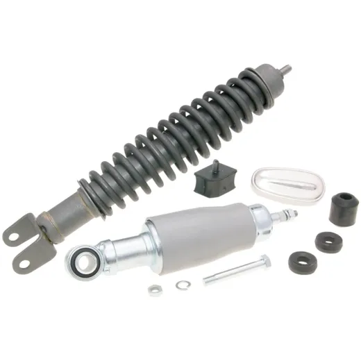 Federbein Fahrwerkskit / Stoßdämpfer Satz phosphatiert / grau für Vespa Primavera, ET3 125, Vespa 50 36691