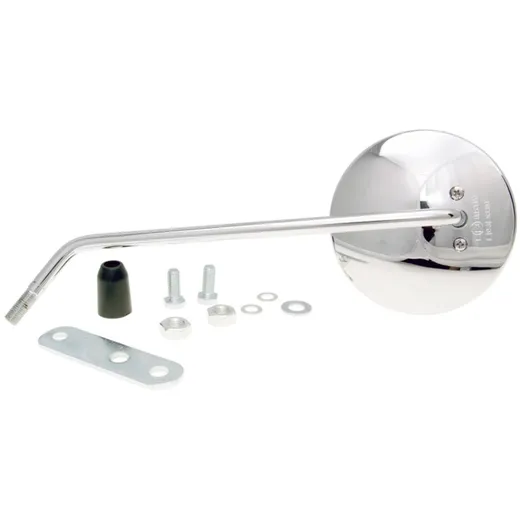 mirror left M10 chromed for Vespa Classic, LML Star 36703