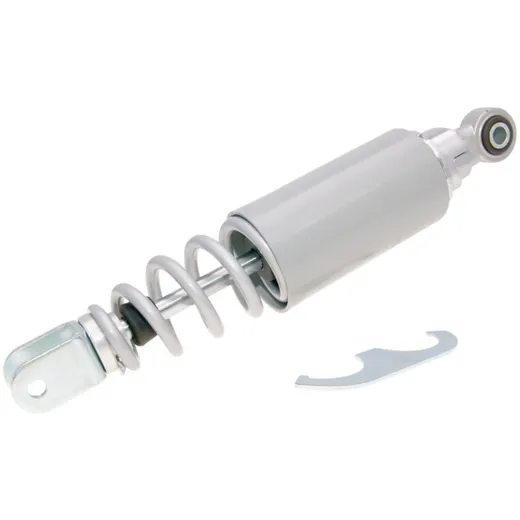 Federbein Stoßdämpfer hinten Carbone Sport 285mm silber / grau für Aprilia Scarabeo 50 (Minarelli Motor) 36772 Federbein Stoßdämpfer hinten Carbone Sport 285mm silber / grau für Aprilia Scarabeo 50 (Minarelli Motor) 36772