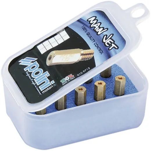 main jet set Polini for Keihin PWK and Polini CP carburetor size 140-158 370.0005