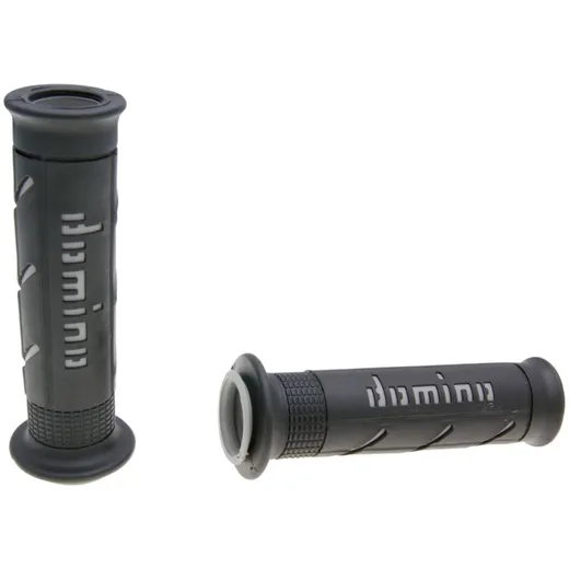 Griffgummis Griffe Satz Domino A250 On-Road schwarz / grau mit offenen Enden 37055