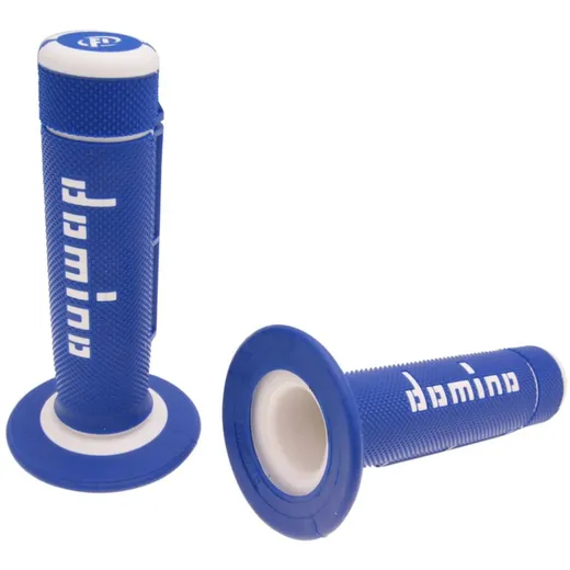 Griffgummis Griffe Satz Domino A020 Off-Road Halbwaffel blau / weiß 37066 Griffgummis Griffe Satz Domino A020 Off-Road Halbwaffel blau / weiß 37066