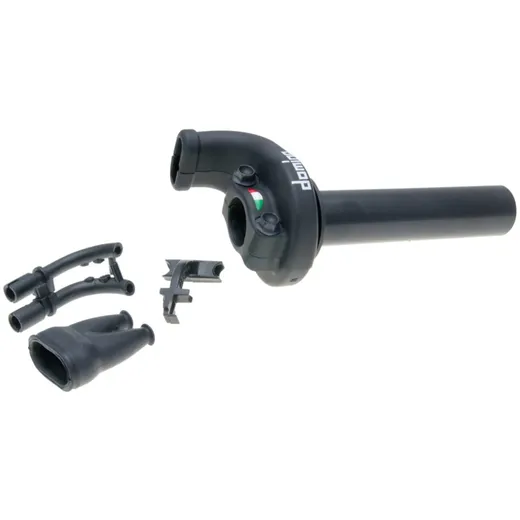 quick action throttle Domino KRE 03 off-road 2.6°/ 45mm black - universal 37152